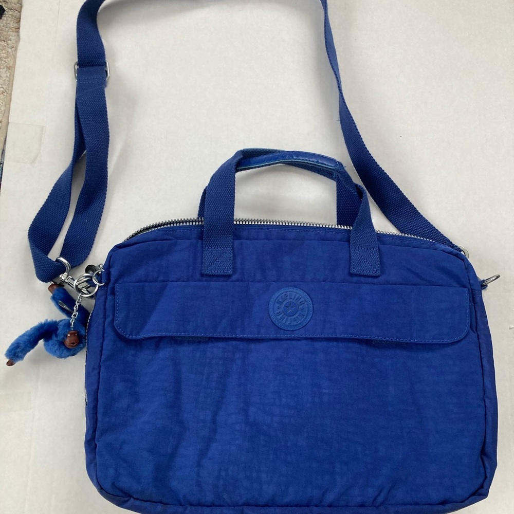 Kipling Ink Blue expandable bag